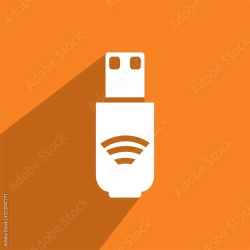Internet network modem icon, Technology icon vector