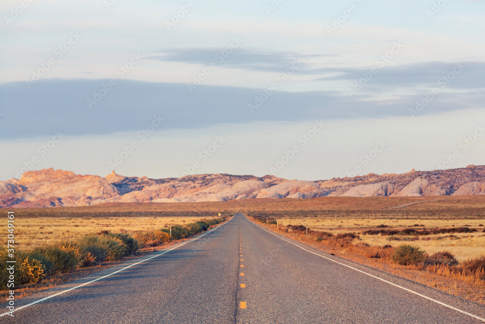 Road in prairie Road in prairie