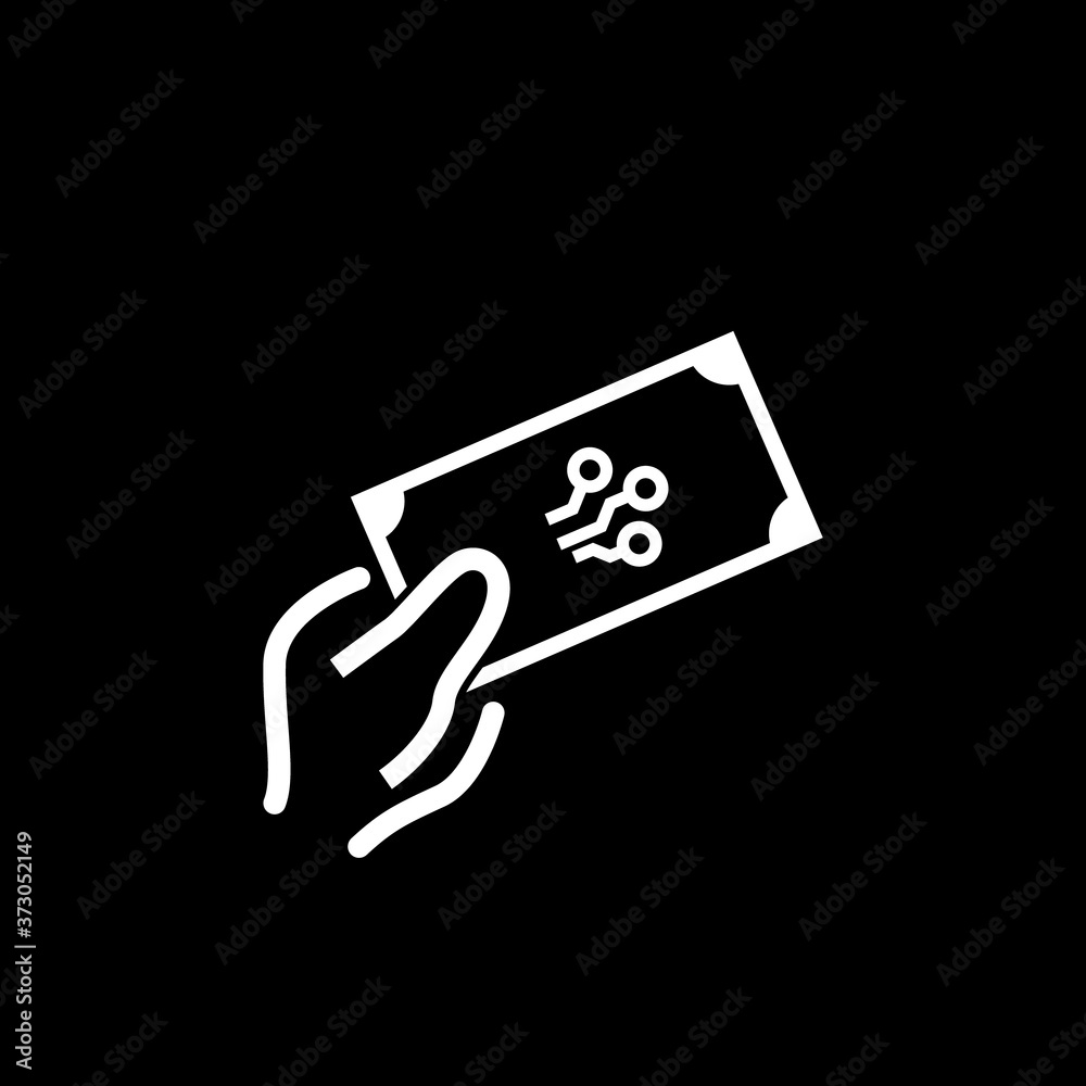 cryptocurrency in hand Vector Line Icons cryptocurrency in hand Vector Line Icons