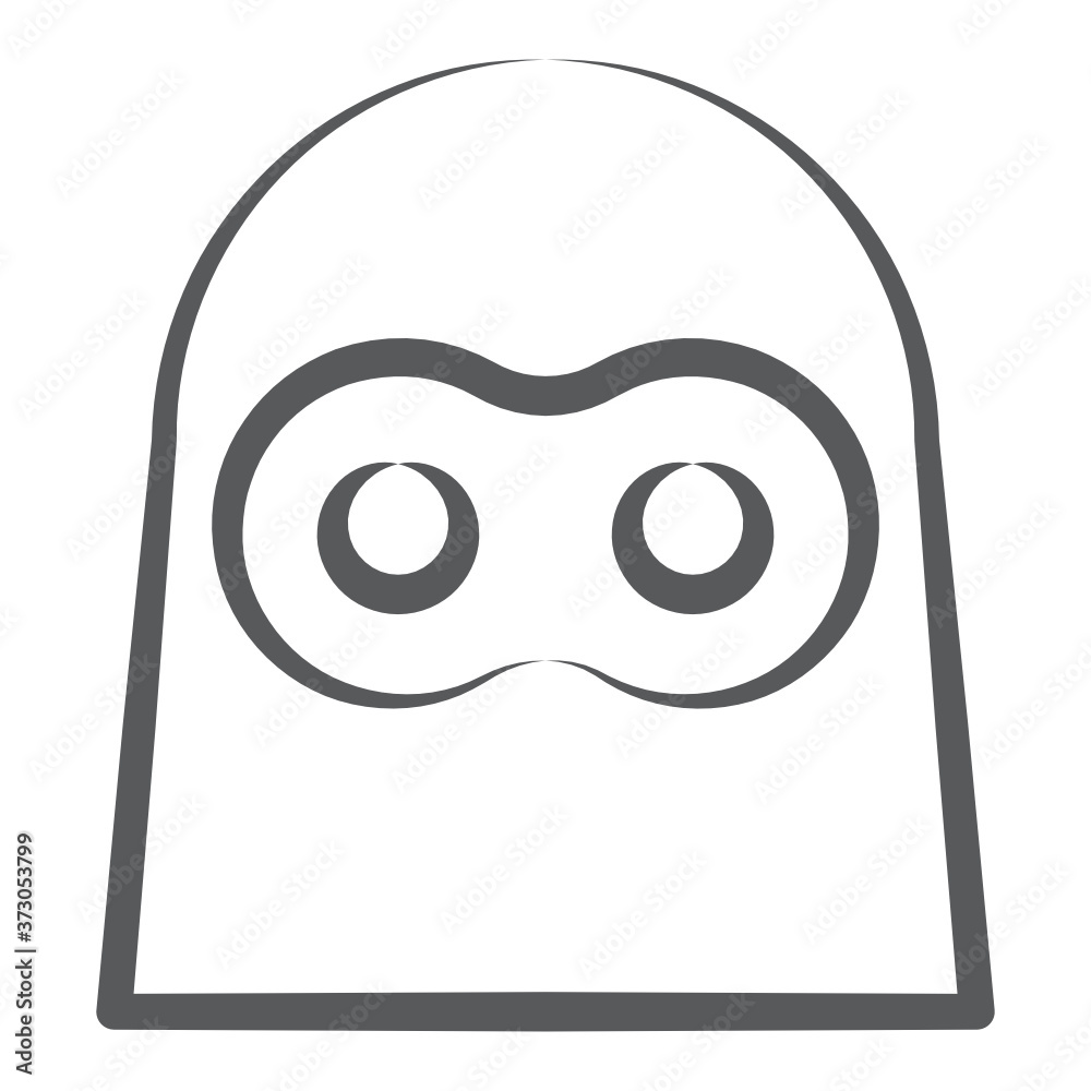 A woman in a veil, complete denotation of hijab girl or arab woman in line icon
A woman in a veil, complete denotation of hijab girl or arab woman in line icon