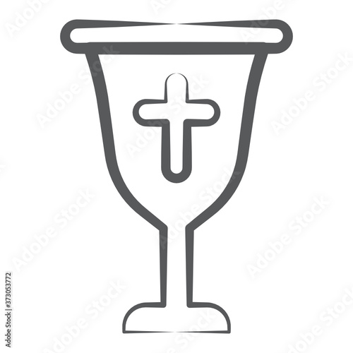 
An editable vector of goblet designed in brushstroke

