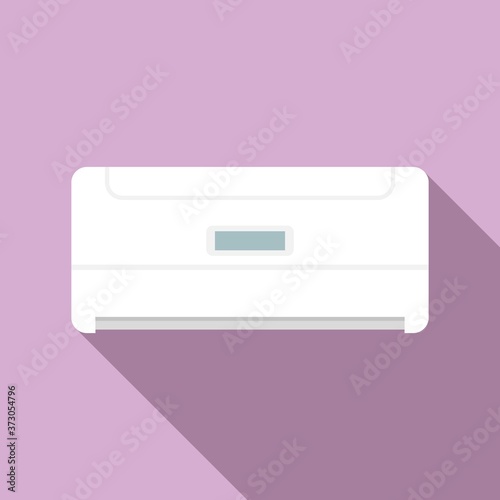 Balance air conditioner icon. Flat illustration of balance air conditioner vector icon for web design