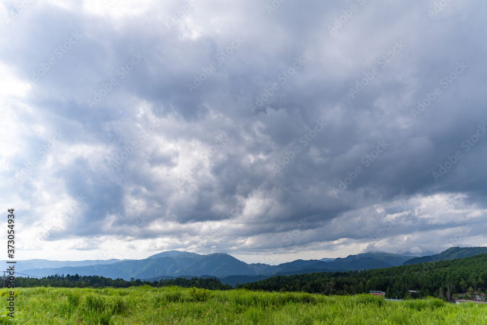 霧ヶ峰高原の景色