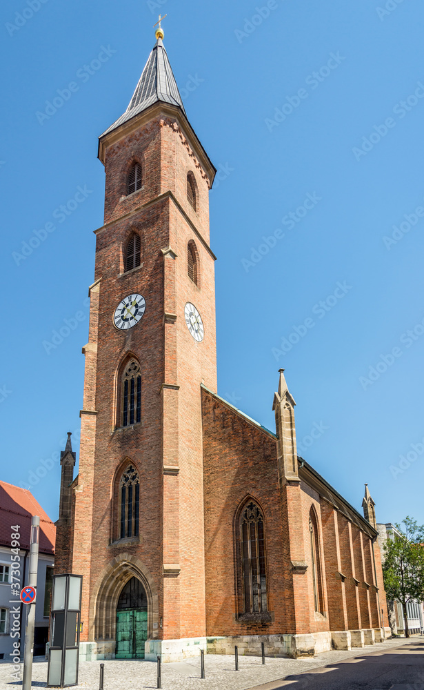 View at the Church of Saint Mathaus in Ingolstadt, Germany