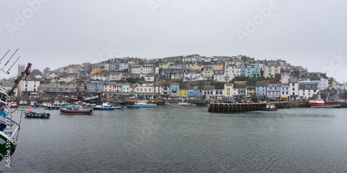 View of Brixham Harbour in Devon, England, UK © DK Photography