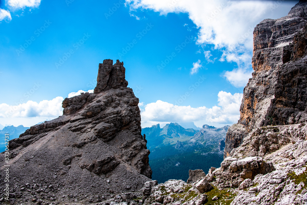 peaks of the Dolomites three