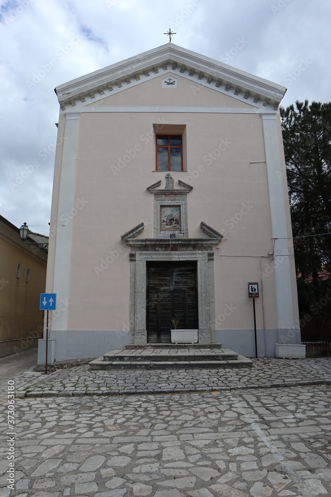 Montefusco - Facciata della Chiesa di San Francesco