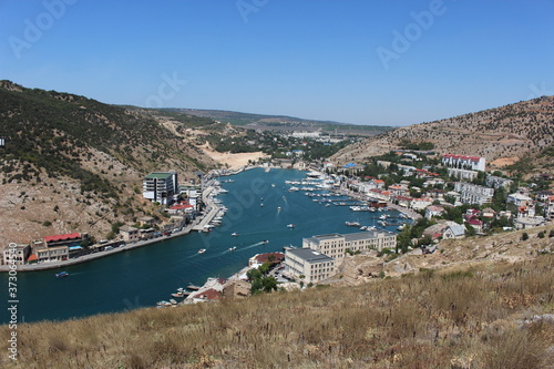 Beautiful views of the Black Sea Balaklava Sevastopol