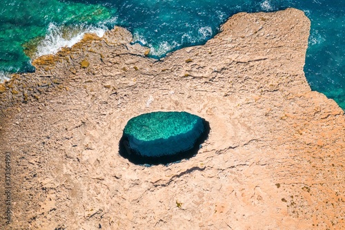 Top Down view of the Coral Lagoon photo