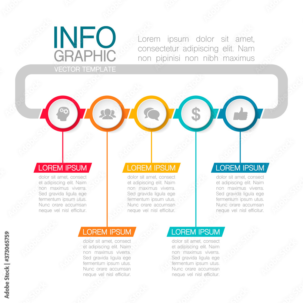 Vector infographic template with 5 steps or options. Data presentation, business concept design for web, brochure, diagram. Vector infographic template with 5 steps or options. Data presentation, business concept design for web, brochure, diagram.