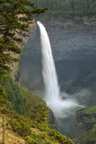 Helmcken Falls on Murtle River in Wells Gray Provincial Park  British Columbia  Canada