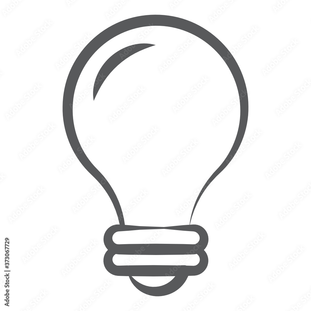 A vector of bulb, editable brush stroke icon
A vector of bulb, editable brush stroke icon