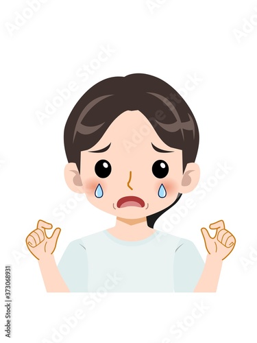 爽やかな服装のスカートの女の子