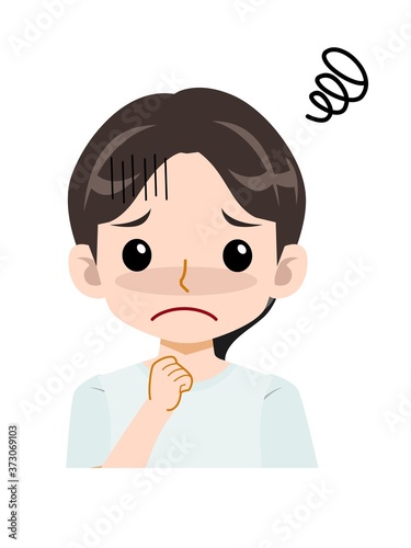 爽やかな服装のスカートの女の子