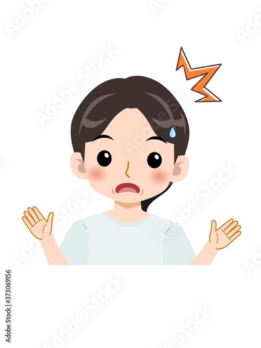 爽やかな服装のスカートの女の子