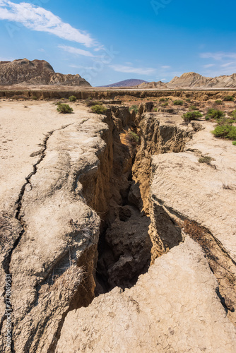 Slika na platnu Faults of the earth crust, consequence of the earthquake