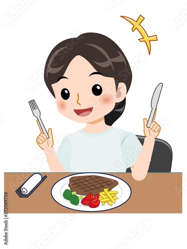 爽やかな服装のスカートの女の子