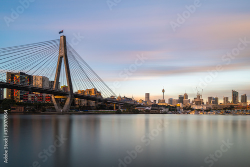 ANZAC Bridge in Sydney Australia
