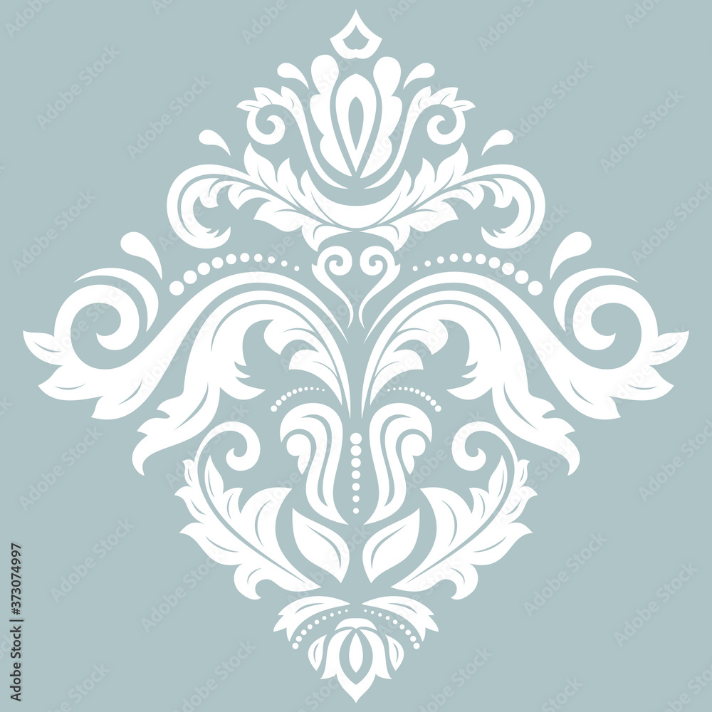 Elegant vintage vector ornament in classic style. Abstract traditional pattern with oriental elements. Classic vintage pattern