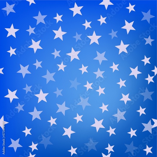 seamless star pattern blue background
