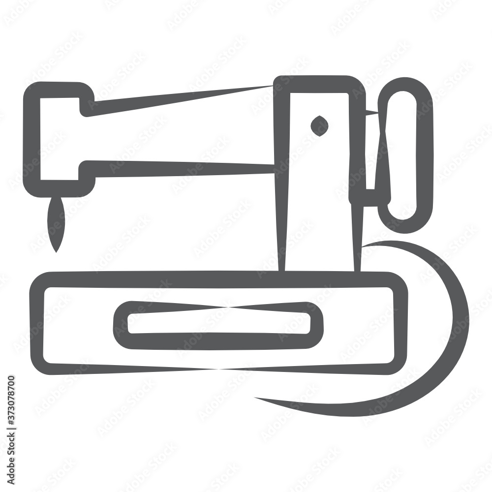 An electronic stitching machine icon design, embroidery machine vector
An electronic stitching machine icon design, embroidery machine vector