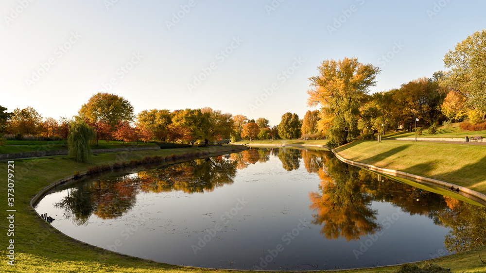 Fototapeta premium Kepa Potocka park in Warsaw