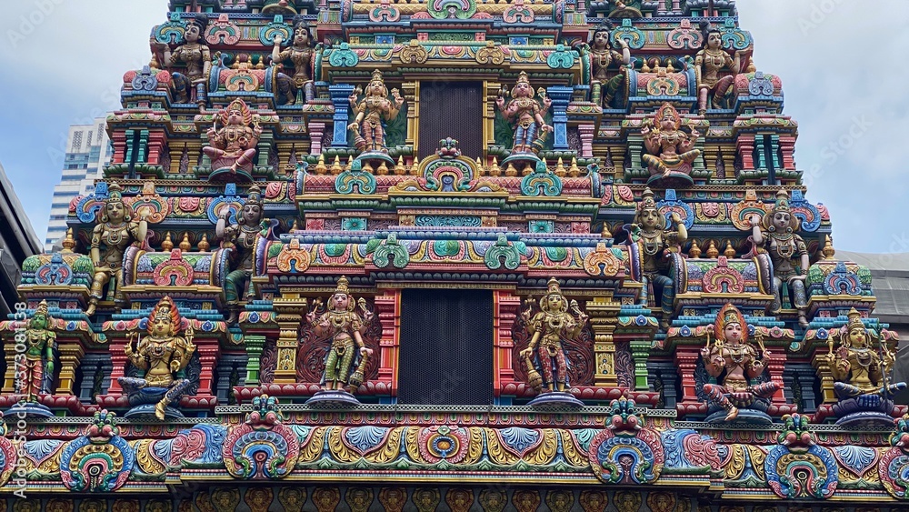 Obraz premium Hindu temple details
