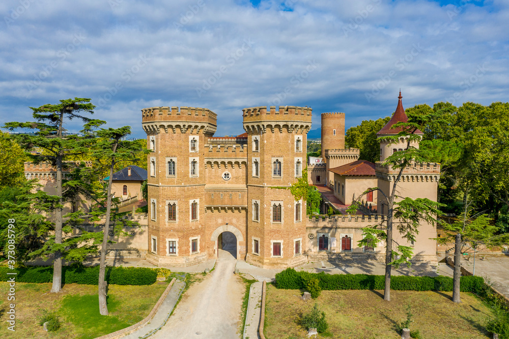Can Taio Castle, in Santa Perpetua de Mogoda, Barcelona Spain