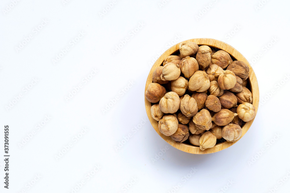 Siam Cardamom or Kapulaga on white background. Siam Cardamom or Kapulaga on white background.
