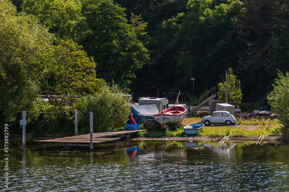 Fotos einer Bootsfahrt auf dem Großen Plöner See ein unter Naturschutz stehender See in Schleswig-Holstein