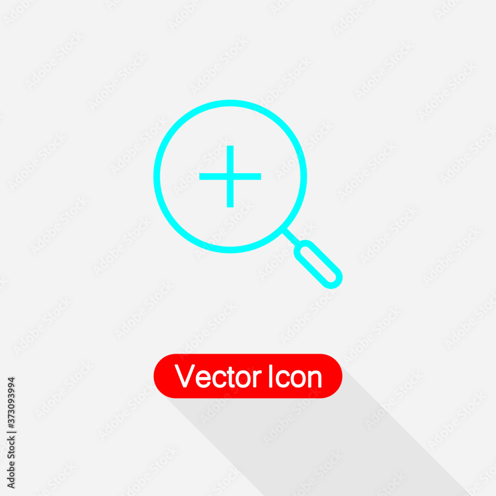 Obraz premium Zoom Icon Vector Illustration Eps10
