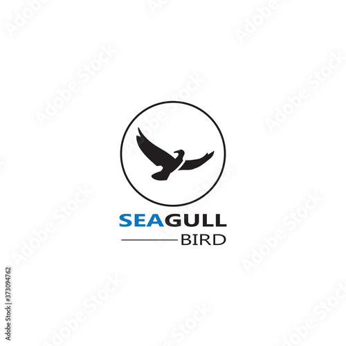 Seagull  Bird logo icon  vector designs