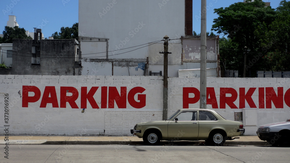 Obraz premium Parking (Straßenszene)