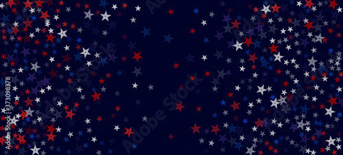 National American Stars Vector Background. USA Veteran's Labor President's Memorial 11th of November Independence 4th of July Day 