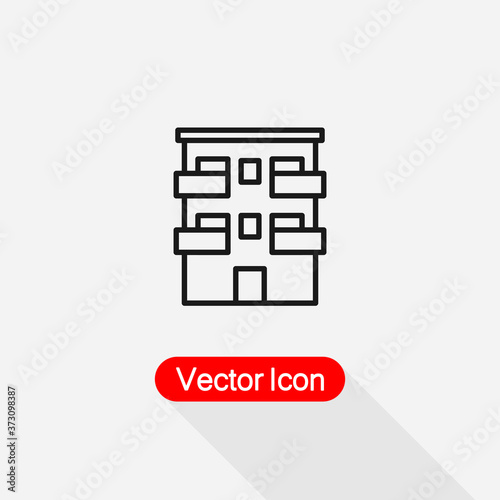 Building Icon, Apartment Icon, House Icon, Home Icon Vector Illustration Eps10