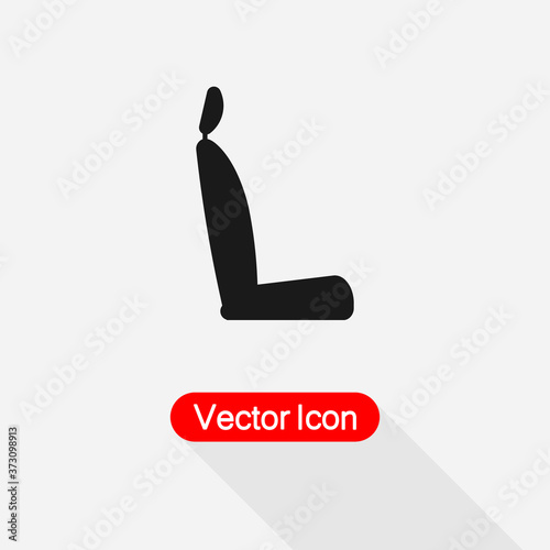 Car Seat Icon Vector Illustration Eps10