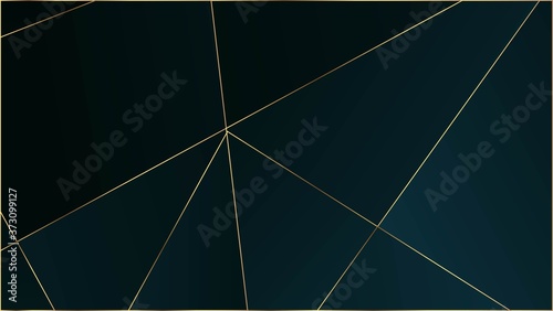 Blue Premium Polygon Pattern. VIP Rich Silver Geometric Celebration 