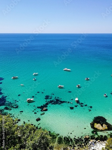 Cape Fiolent, Crimea. Crimea coast, Russia. Black sea and rocks