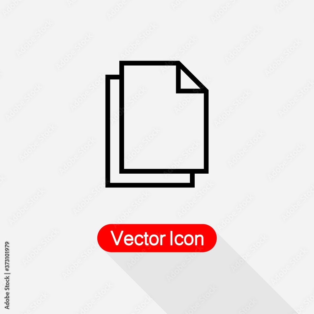 Copy Icon, Duplicate App Sign Vector Illustration Eps10 Copy Icon, Duplicate App Sign Vector Illustration Eps10