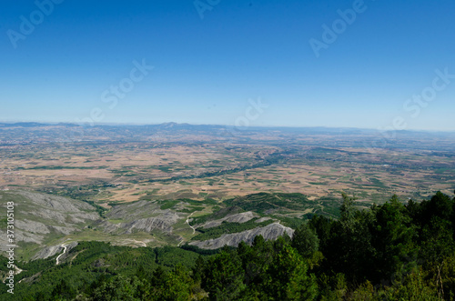 Landscape of the valley of Ebro