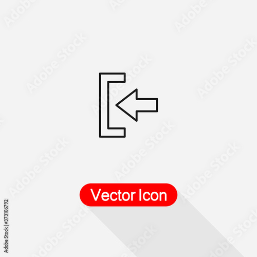 Free Download Exit Icon Vector Illustration Eps10 - GFXLoad