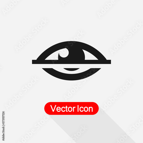 Eye Scanning Icon Eye Icon vector illustration eps 10