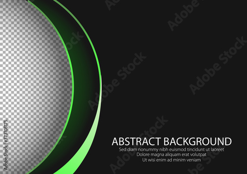 vector dark abstract modern vector template background texture overlap layers effect with luxury green