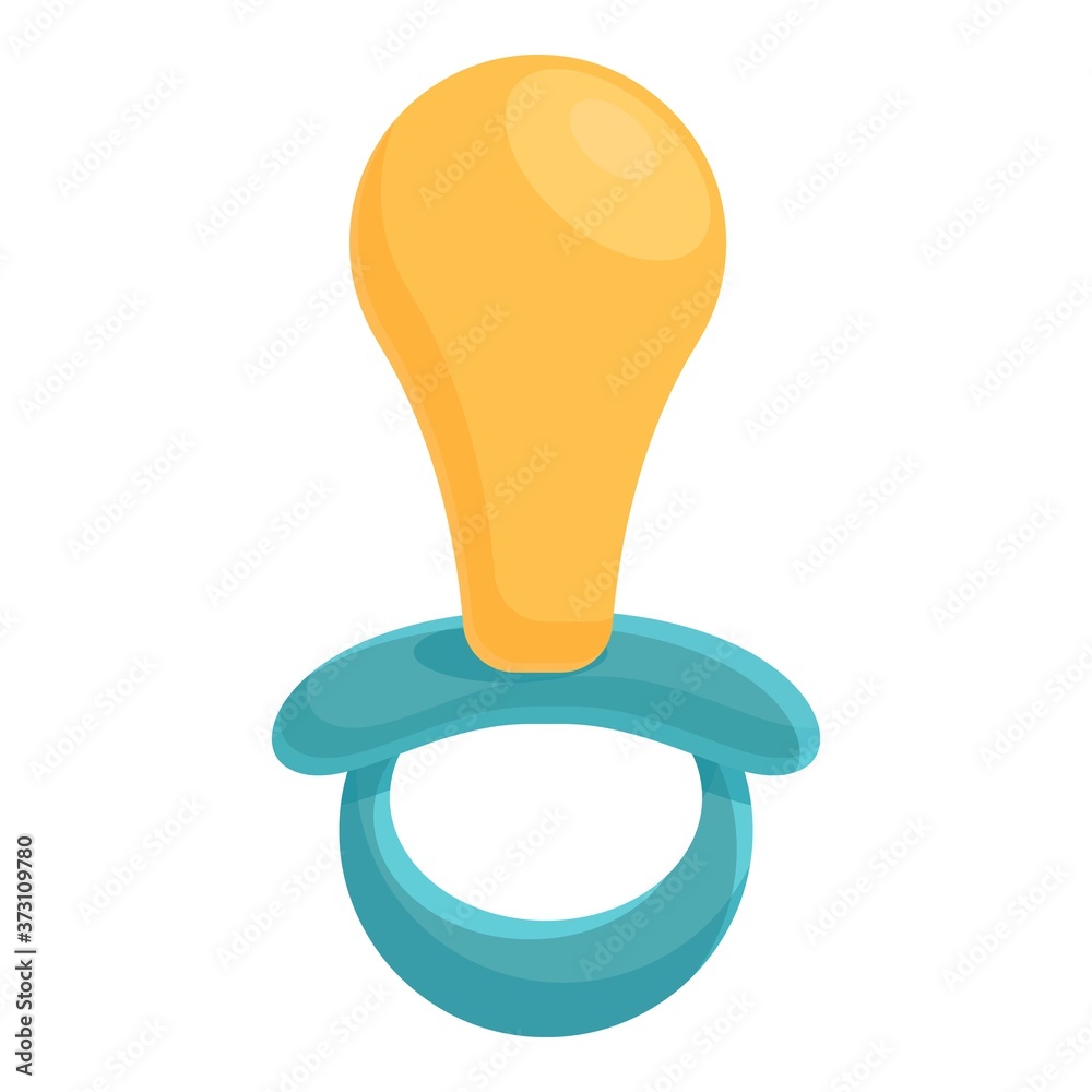 Baby nipple icon. Cartoon of baby nipple vector icon for web design isolated on white background Baby nipple icon. Cartoon of baby nipple vector icon for web design isolated on white background
