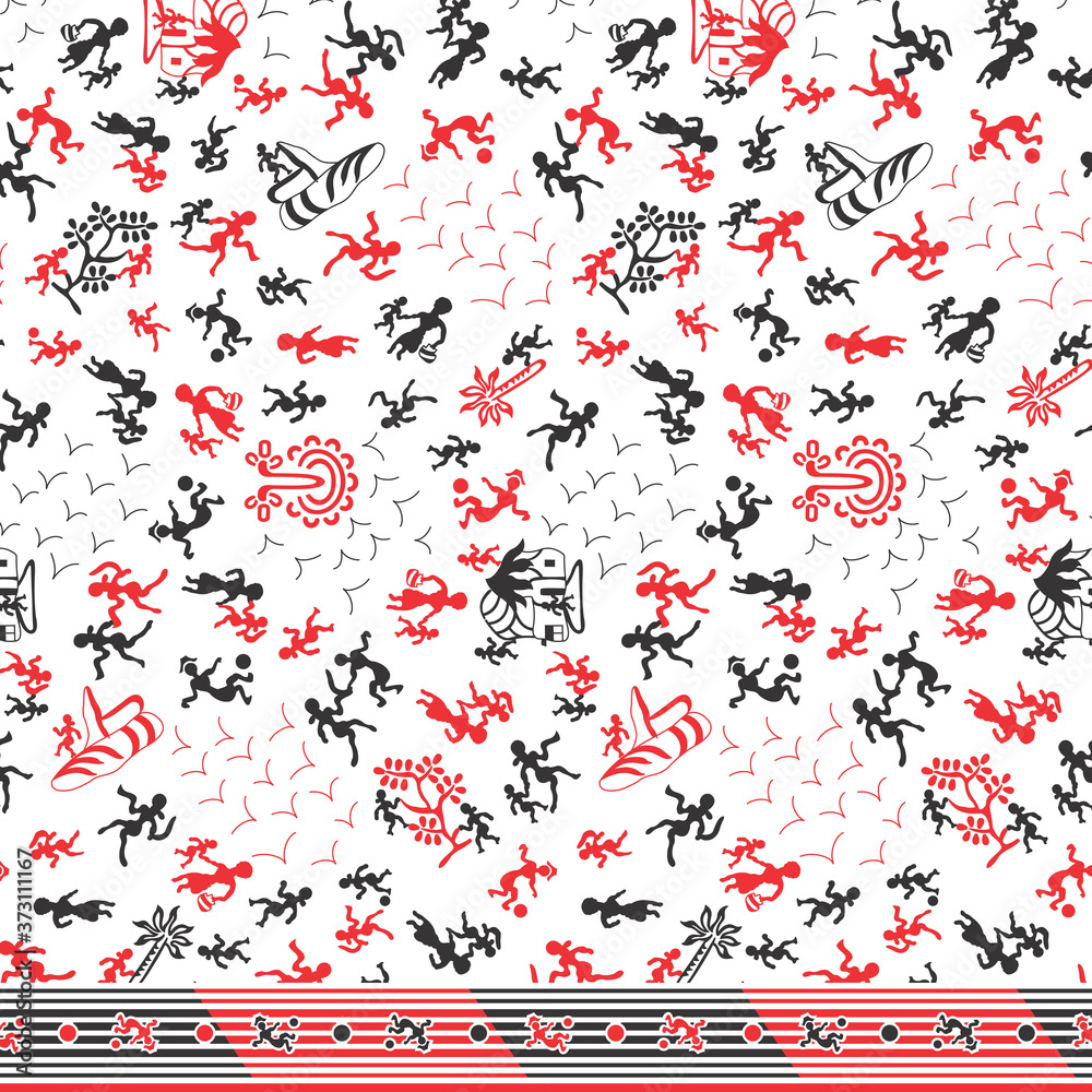 old village culture pattern old village culture pattern