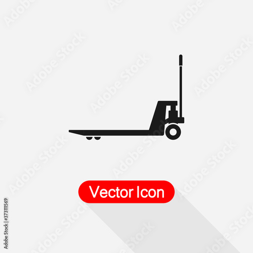 Hand Pallet Truck Icon