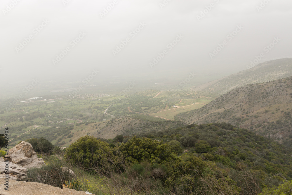 Fototapeta premium view from the top of mountain