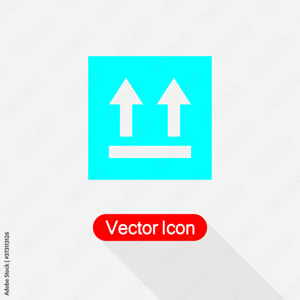 Icon Of Side Up Sign vector illustration Eps10 Icon Of Side Up Sign vector illustration Eps10