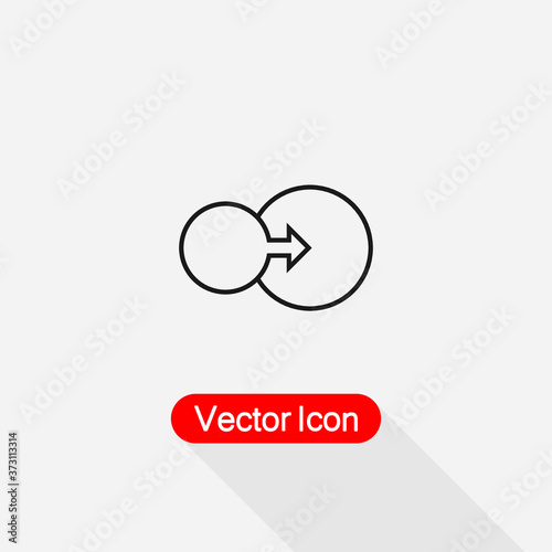 Integration Icon Vector Illustration Eps10