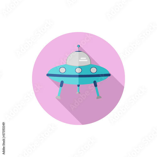 Flat design UFO Toy